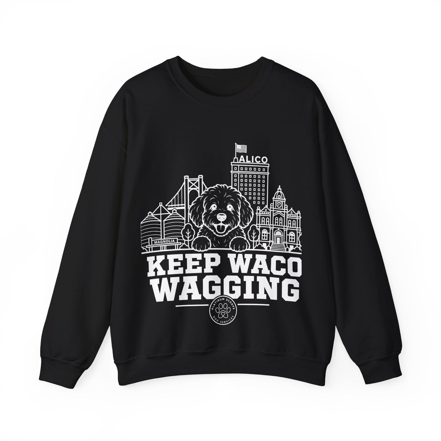 Keep Waco Wagging — Maltipoo Crewneck