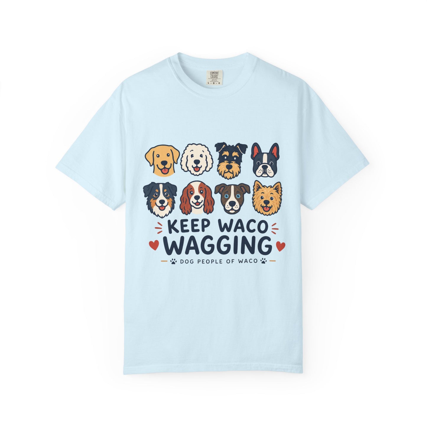 Dog Lover T-Shirt — "Keep Waco Wagging"