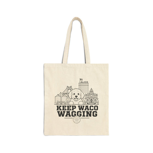 Keep Waco Wagging — Maltipoo Tote Bag