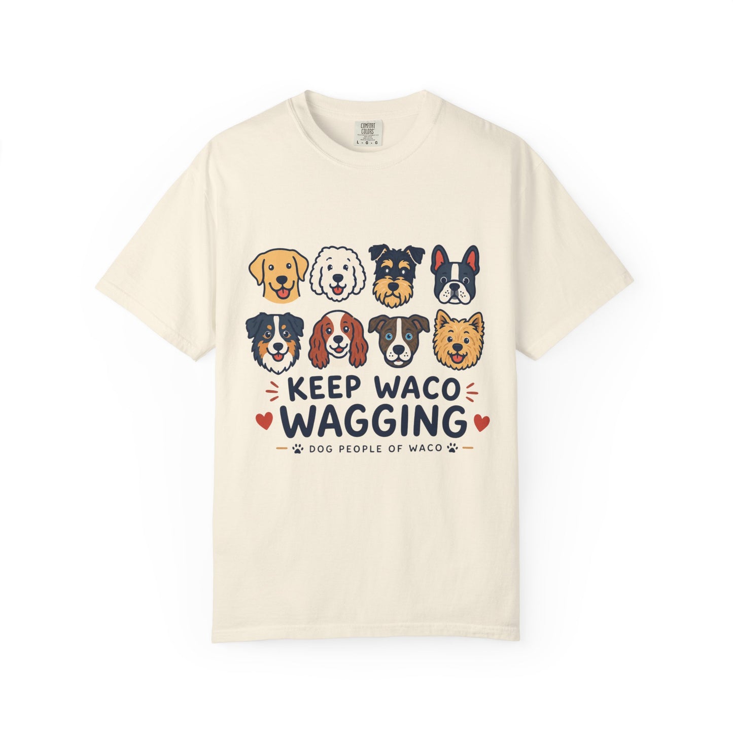 Dog Lover T-Shirt — "Keep Waco Wagging"