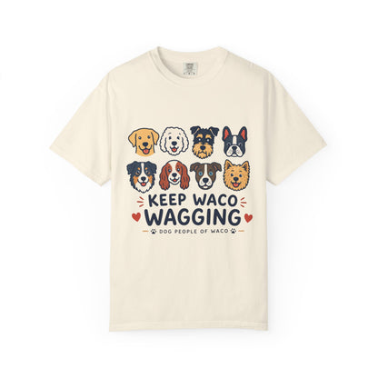 Dog Lover T-Shirt — "Keep Waco Wagging"