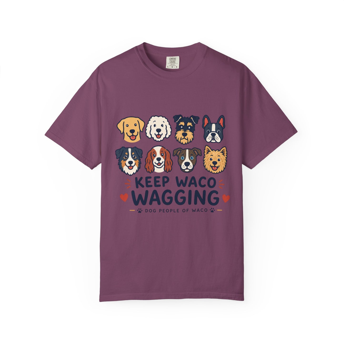 Dog Lover T-Shirt — "Keep Waco Wagging"