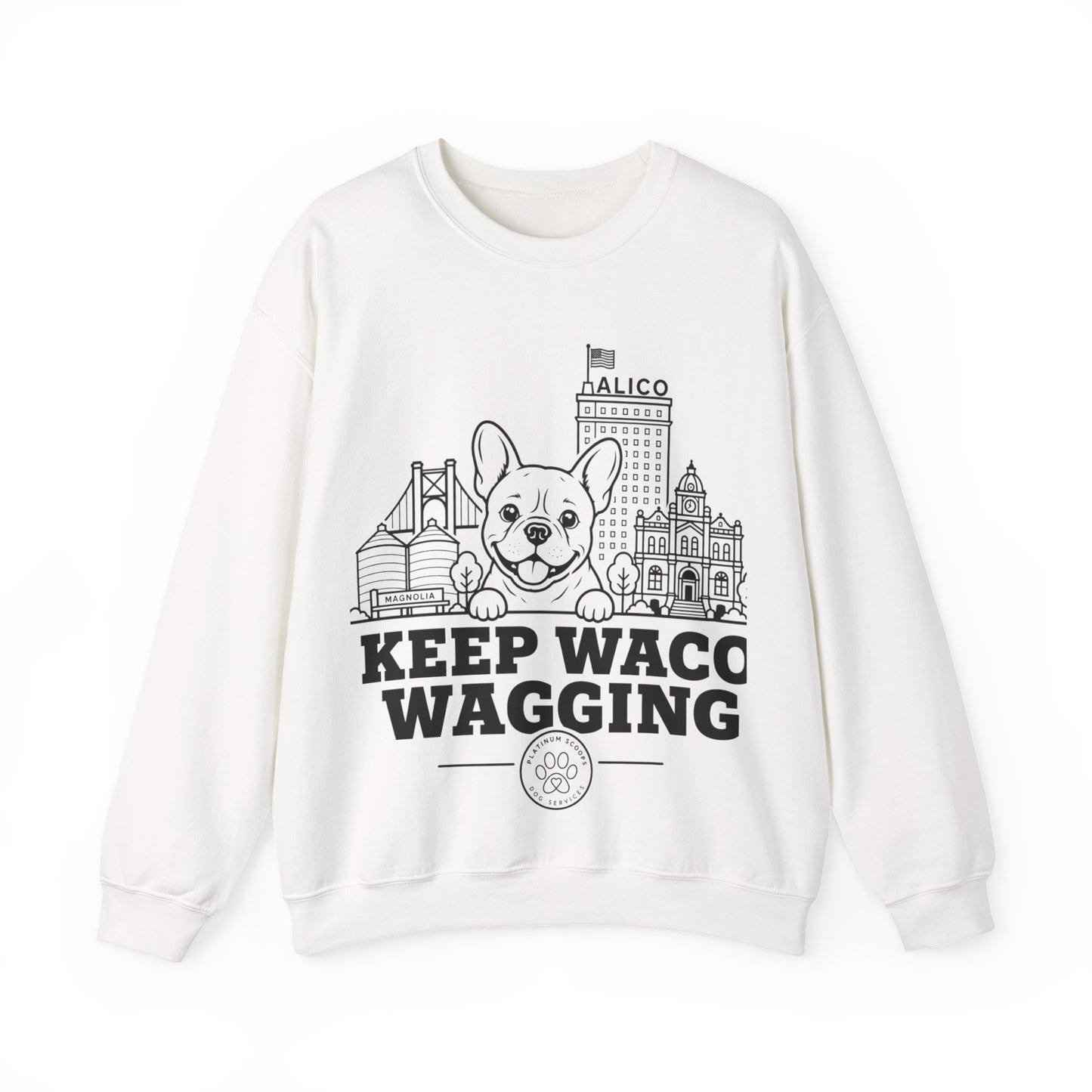 Keep Waco Wagging — Frenchie Crewneck