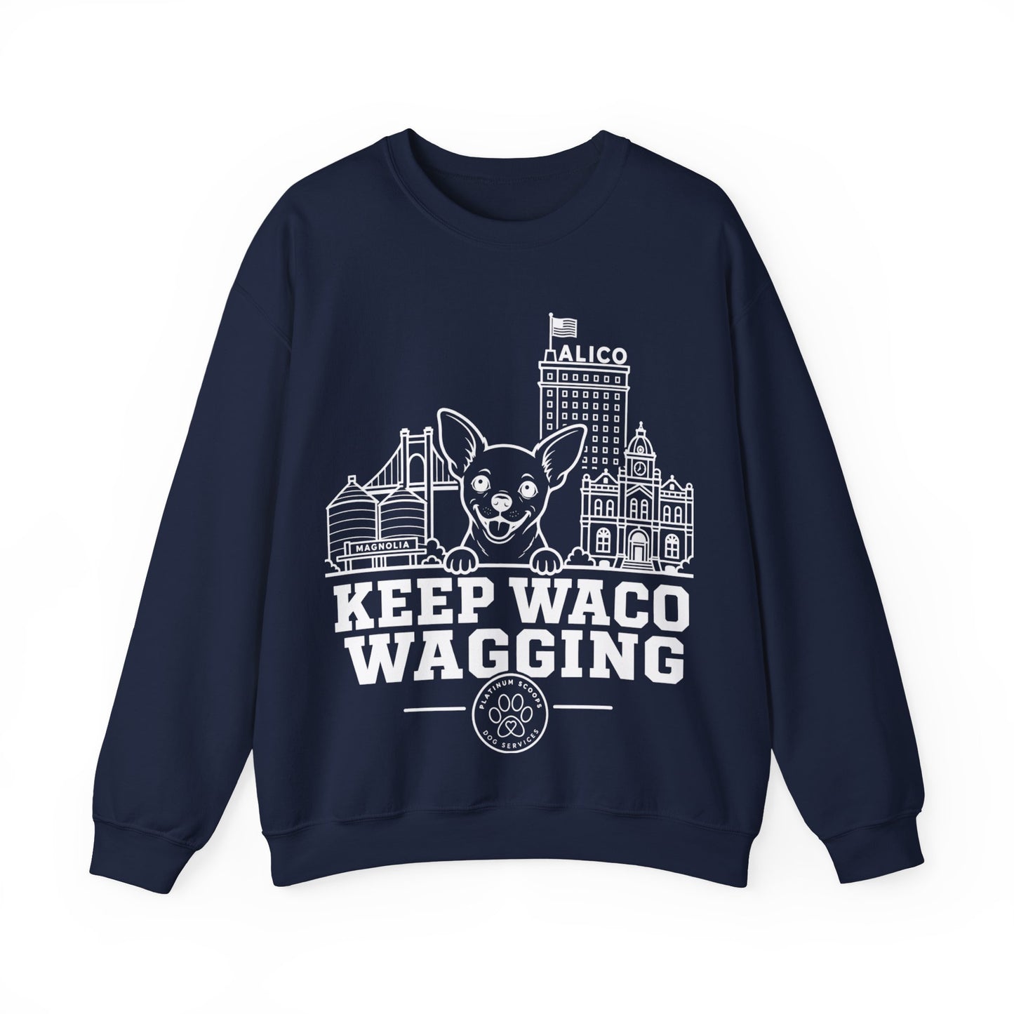 Keep Waco Wagging — Chihuahua Crewneck