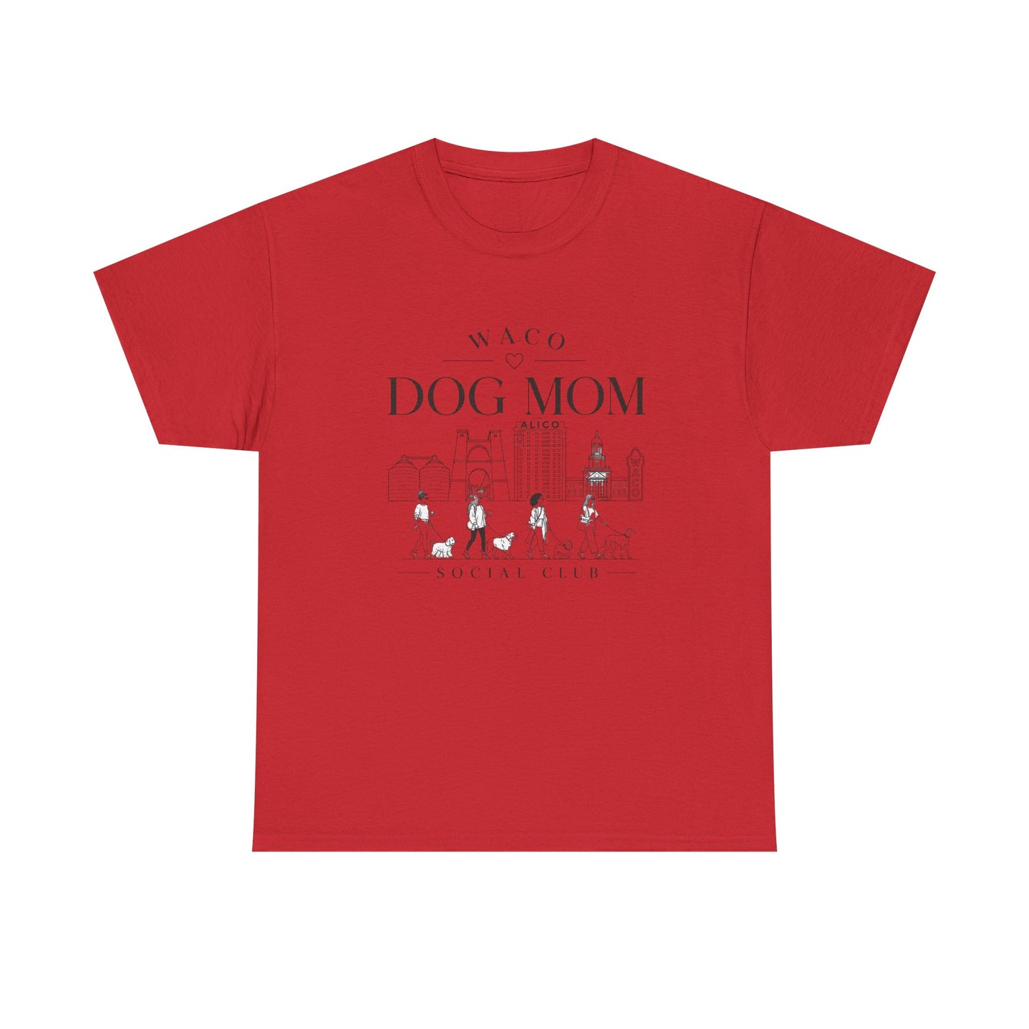 Waco Dog Mom Tee – Cute City Dog Mom Graphic T-Shirt