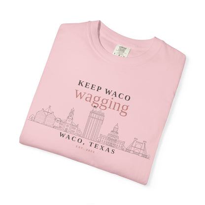 Keep Waco Wagging T-Shirt — Waco, Texas Skyline Tee