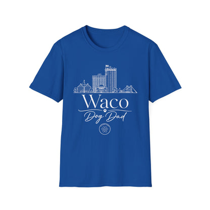 Waco Skyline T-Shirt — 'Waco Dog Dad' Graphic Tee