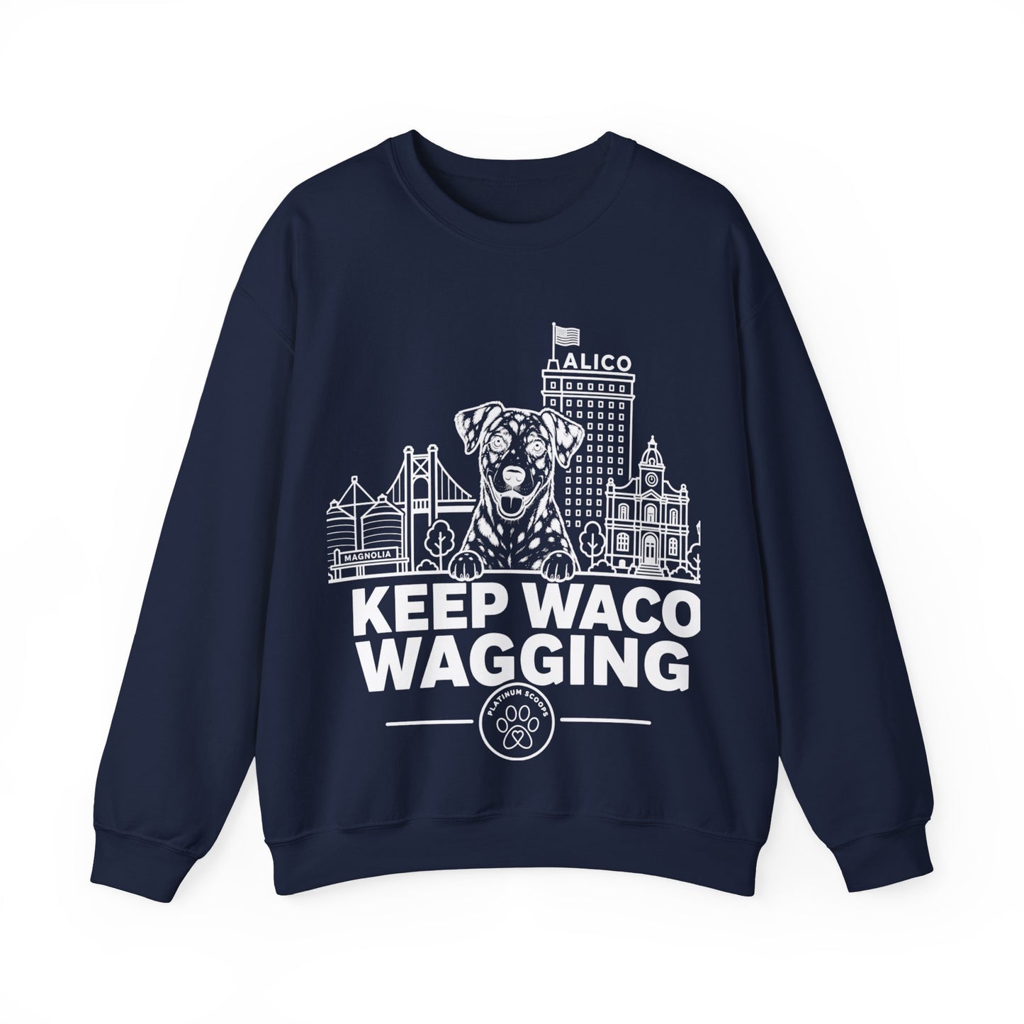 Keep Waco Wagging — Catahoula Crewneck